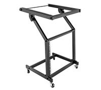 Pied Melangeur Adjustable Stand Mixer With 4 Wheels Rolling Stage for Homes, Offices, Music Studios