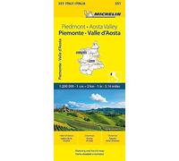 Piemonte & VA - Michelin Local Map 351: Straßen- und Tourismuskarte 1:200.000; Auflage 2023