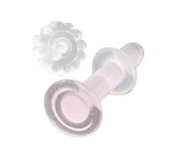 Piena Jewelry Stud Earring for Women Tempered Glass Hypoallergenic Transparent Retainer Invisible Body Piercing for First Scecond Earrings School Workplace Office 16G Gold, M, Glass, No Gemstone