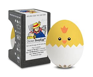 PiepEi Chick, Singing Egg Timer for Cooking, Egg Cooker, Egg Timer Funny as Gift, Cute Chick Plays 3 Melodies, Gadget, 2 Eggs, 4 Eggs, 6 Eggs or More