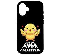 Pieps Pieps Hurra Chicks Farm Agriculture Chicks Case for iPhone 16