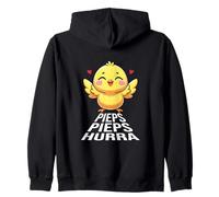 Pieps Pieps Hurra Chicks Farm Agriculture Chicks Zip Hoodie