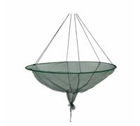 Pier Net Round Crab Hoop Shaped Fishing Net Molded Mesh | 80cm 31.5 Inch 100 cm 39.37 Inch Foldable Cord for Wharf Outdoor Fishing Portable Equipment for Fishermen