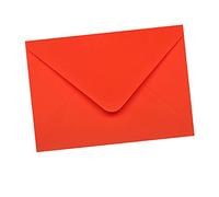 Pier Paper Co - 100 pack x Premium C6 100gsm Gummed Envelopes (Poppy Red)
