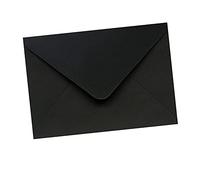 Pier Paper Co - 50 Pack x Premium C6 100gsm Gummed Envelopes (Black)
