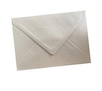 Pier Paper Co - 50 Pack x Premium C6 100gsm Gummed Envelopes (Fresh White Pearlescent)