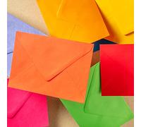 Pier Paper Co - 50 Pack x Premium C6 100gsm Gummed Envelopes (Mixed Colours)