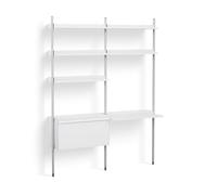 Pier System 12 2 Columns Shelf Hay White-Aluminium - AB850 B665 AJ79