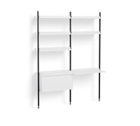 Pier System 12 2 Columns Shelf Hay White-Black - HAY AB850 B665 AI80