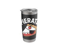 Pierate Pirate Pie Slice Cherry Humor Stainless Steel Insulated Tumbler