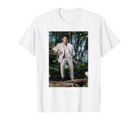 Pierce Brosnan James Bond Actor GoldenEye by Michael Grecco T-Shirt