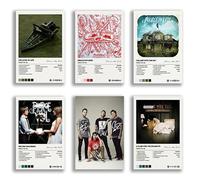 Pierce Poster The Veil Album Cover Limited Edition Posters (Set of 6) Unframed 8inch X 12inch(20 X 30cm) Room Aesthetic Scannable Song Code Music Posters
