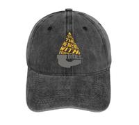 Pierce The Heavens with Your Drill Design Inspirational - Themed, Featuring Motivational Text Washed Baseball Cap