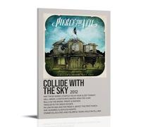Pierce The Veil Collide with The Sky Creative Waterproof Decorative Paintings Free of Framing Directly Pasted with Moisture-proof And Anti Fouling Materials Living Room Bedroom Hanging Paintings Artis