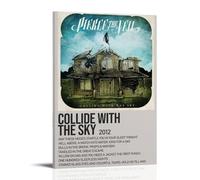 Pierce The Veil Collide with The Sky Waterproof Poster Art Living Room Wall Bedroom Decoration Home Office And Gift Preparation Exquisite Gifts for Giving to People 08x12inch(20x30cm) Frame-style