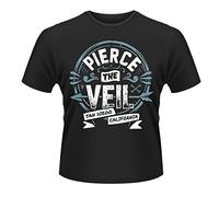 Pierce The Veil San Diego California Official Tee T-Shirt Mens Unisex (Large) Black