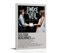 Pierce The Veil Selfish Machines Waterproof Canvas Poster Wall Art HD UV Resistant Print Suitable for Living Rooms And Hallways And Makes A Great GiftFrame-style24x36inch(60x90cm)