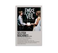 Pierce The Veil Selfish Machines Waterproof Canvas Poster Wall Art HD UV Resistant Print Suitable for Living Rooms And Hallways And Makes A Great GiftUnframe-style24x36inch(60x90cm)