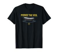 Pierce The Veil Women's Unisex-Adults Black Short Sleeve Classic Fit T-Shirt with Unique Graphic Design - Small