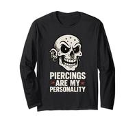 Piercing Addict Body Mod Enthusiast Self-Expression Pride Long Sleeve T-Shirt