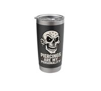 Piercing Addict Body Mod Enthusiast Self-Expression Pride Stainless Steel Insulated Tumbler