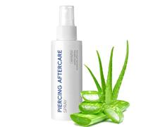 Piercing Aftercare Spray - 120ml Sterile Saline Cleansing Mist, Perforation Relief Soothing Solution, Professional Ear Nose Belly Care, Portable Skin Face Recovery Tool, Travel Fitness Supply | For Ad