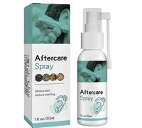 Piercing Aftercare Spray,Cleaning Aftercare Fluid for Ear,Gentle Sterile Saline Spray for Ear,Ear Hole Cleaner,for Blocked Ears and Wax Removal,Suitable for Easy Application and Gentle Soothing Care
