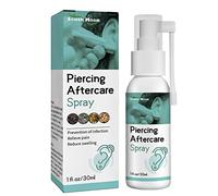 Piercing Aftercare Spray, Ear Hole Care Spray, Ear Piercing Cleaning Solution, Portable Pierced Ear Care Solution, Swelling Ear, Pierced Skin for Ears, Nose, Nipples, Belly