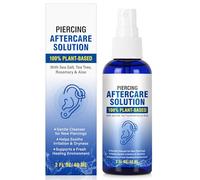 Piercing Aftercare Spray, Piercing Cleaning Solution, Professional Piercing Care Solution,-Gentle Soothing Formula with Sea Salt & Botanical Extracts, Seawater Disinfection Spray - Fine Mist 2 Fl Oz