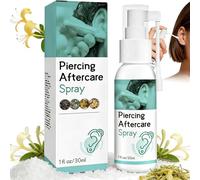 Piercing Aftercare Spray: Piercing Cleaning Solution, Sterile Saline for Ear Nose Navel, Saline Spray Piercing Care, Ear Piercing Cleaning Solution