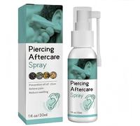 Piercing Aftercare Spray,Sterile Saline Solution Antiseptic Spray,Saline Spr/ay,Cleaning Aftercare Fluid For Ear,Alcohol-Free,for Cleaning and Care of Piercings,Soothing Mist,Ear Care Mist,Effective