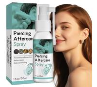 Piercing Aftercare Spray,Sterile Saline Spray,Cleaning Fluid For,Aftercare Fluid Cleaner,Soothing Mist,Suitable For Ears,Tongue, Nose, Navel,Ear Care Mist