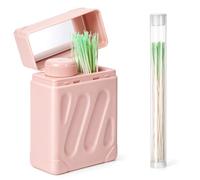 Piercing Cleaning Kit with Mirror Contains 180PCS Disposable Ear Piercing Cleaning Floss, Portable Ear Piercings Hole Cleaner, Piercings Aftercare for Women Men