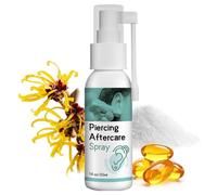 Piercing Cleaning Solution Saline Solution Piercing Soothing for Ears Ear Piercing Cleaning Solution Gentle Cleaning Saline Spray for Ears, Nose, Tongue, Navel