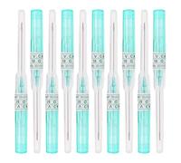 Piercing Needles 18G - PEPAX 10Pcs Disposable Hollow Needles Sterilized Catheter Needles Nose Ear Belly Navel Nipple Piercing Needles for Body Piercing Kit