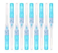 Piercing Needles 22G - PEPAX 10Pcs Disposable Hollow Needles Sterilized Catheter Needles Nose Ear Belly Navel Nipple Piercing Needles for Body Piercing Kit