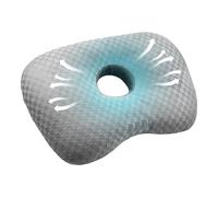Piercing Pillow - Donut Cushion | Pillow with Hole for Ear | Ergonomic Discomfort Reducer Travel Stuffed Cushion for Road Trips Dorms Cars Apartments Home Seating Comfort and Everyday Support