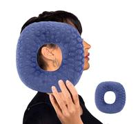 Piercing Pillow, Ear Hole Piercing Pillows, CNH Piercing Pillow Donut, Ear Pillow with Hole, Releasing Ear Inflammation Pressure Sores Ear Pain (Purple)