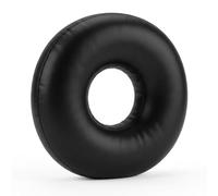 Piercing Pillow for Side Sleepers with Removable Pillowcase 22×22 cm Donut Pillow with Ear Hole for Earring Guard Inflammation Pain Relief Protect Your Ears and Providing a Good Night's Sleep(Black)