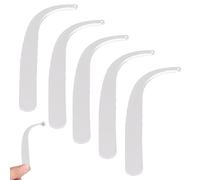 - Piercing Test on Stick - 5 Pieces Clear Acrylic Display Strip | Curved Ear Tud Demo Holder | Reusable Stud Assembly for Mall Retail Counter Showcase | Home Use Instrument for