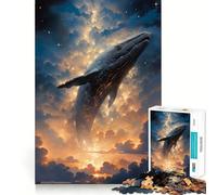 Piercing The Clouds 1000 Piece Jigsaw Puzzles for Adults Teenagers Recall Boost Calm Escape Smooth Cut Heartfelt Gift (38x52cm)