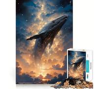 Piercing The Clouds Jigsaw Puzzles 1000 Piece for Adults Think Smart Toy Together Fun Accurate Cut Art Display (50x75cm)