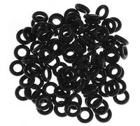 PiercingJ 100pcs O Ring Ear Piercing Gauge Kit G G 10G G 6G 4G 2G 0G 00G 12". 34" for Gauge 4G=5MM Black