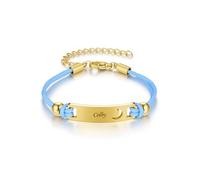 PiercingJak Personalised Bar Butterfly Bracelet Customized Engraving Name Date ID for Women Stainless Steel Braided Adjustable Bracelet Best Friend Bridesmaid Birthday Mother's Day Christmas Jewelry