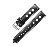 Piero Lazzari Italian Leather PL1106-20 mm - Unisex - Genuine Leather Black 20 mm