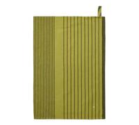 Piero organic cotton striped tea towel Pistachio green 50x70