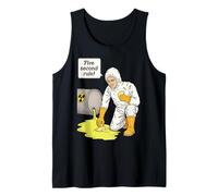 Pierogi 5 Second Rule Vintage Retro Radioactive Lab Nerd Tank Top