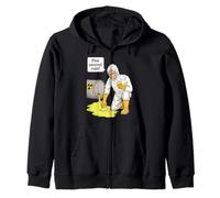 Pierogi 5 Second Rule Vintage Retro Radioactive Lab Nerd Zip Hoodie