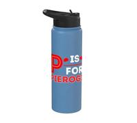 Pierogi Filled Dumplings Polish Cuisine Cook Chef Stainless Steel Insulated Water Bottle