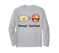 Pierogi Polish Dumpling Funny Food Lover Joke Long Sleeve T-Shirt
